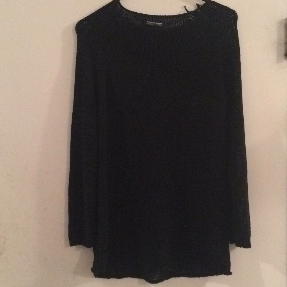 American apparel crocheted sweater